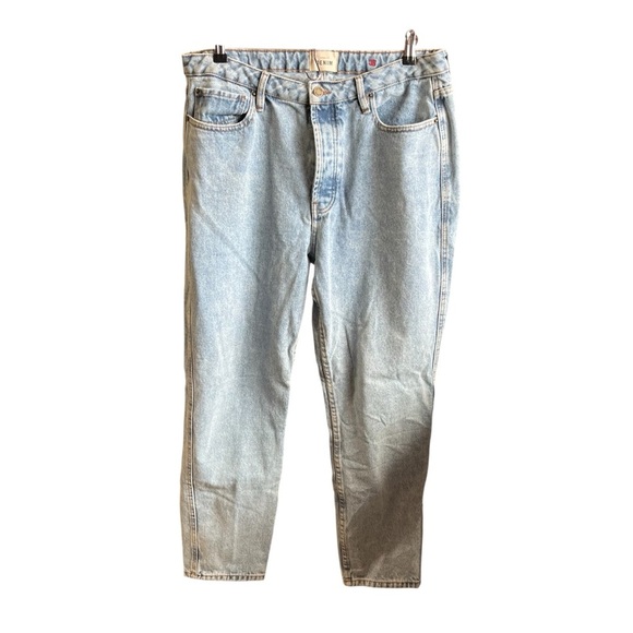 Sezane Light Blue Straight Leg Jeans 100% Cotton 35” - Picture 2 of 12